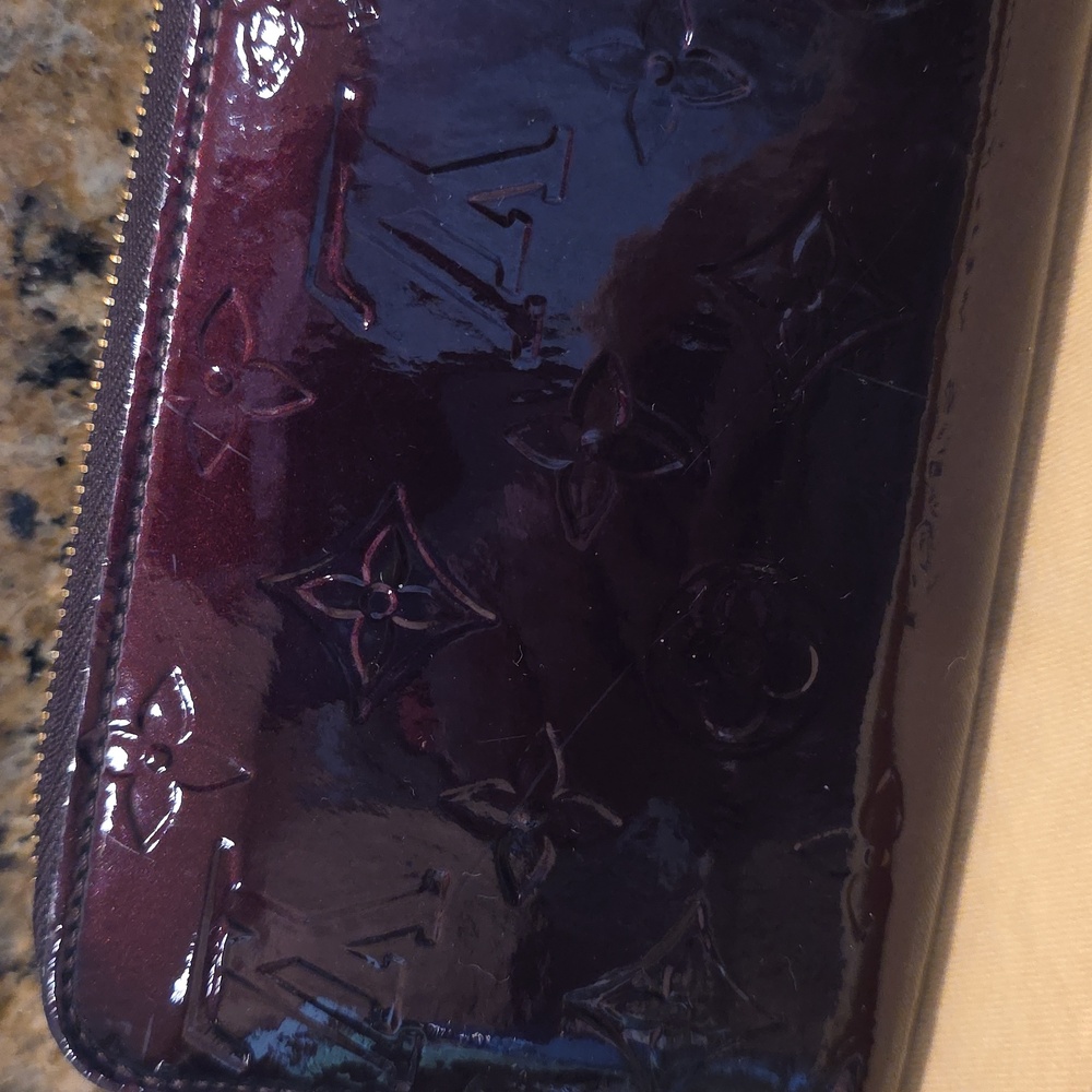 Louis Vuitton Dark Purple Vernis Zippy Wallet - Picture 5 of 17